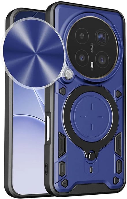 Hoesje geschikt voor HONOR Magic8 Pro - Techsuit CamGuard Pro Back Cover - Blauw