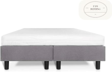 2 Persoons Boxspring Studio Luxe Pocketvering HR matras Grijs 90x190