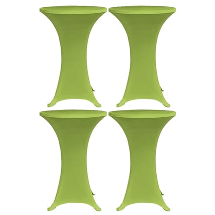 vidaXL - Tafelhoes - stretch - 4 - st - 60 - cm - groen