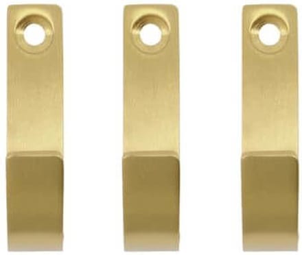 Meraki Haken Thapsus messing - 3 stuks