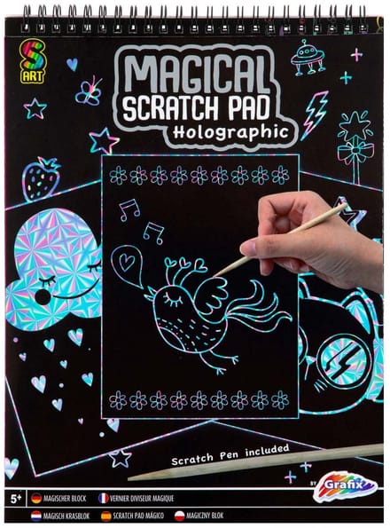 Grafix Magisch krasboek A4 20 vel + Pen