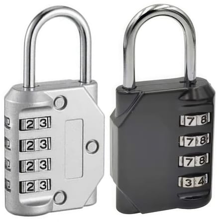 Dailygoody - Digitale Combinatielocks 2-Pack - Instelbare Code - Veiligheid voor Lockers - Handig voor Thuisgebruik - Geschikt voor Sporttassen en Ko
