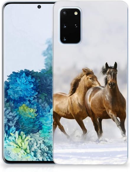 Samsung Galaxy S20 Plus TPU Hoesje Paarden