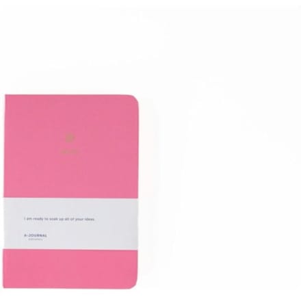 A-journal notitieboekje, hardcover, a6, roze