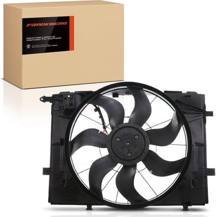 Frankberg 1x Motorradiator enkele ventilator