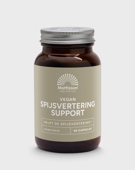 Mattisson - Spijsvertering Support - Met Digezyme, Gember, probisson en Zinkmethionine - Voedingssupplement Spijsvertering - 90 Capsules