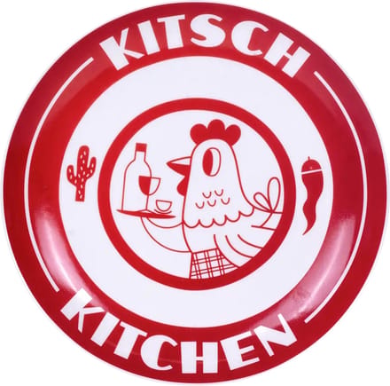 Kitsch Kitchen bord 26cm El Restaurante el camarero