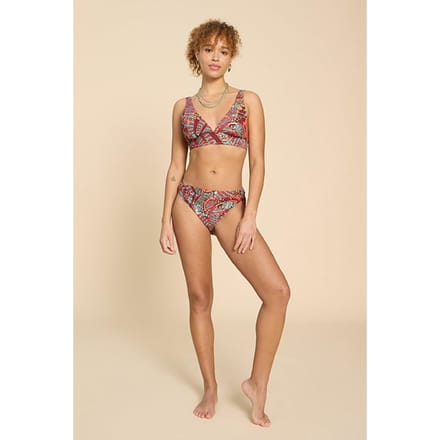 White Stuff Tabitha Bikini Top Red Printed Maat: 10 | Bikini's Outlet | Dames | Rood