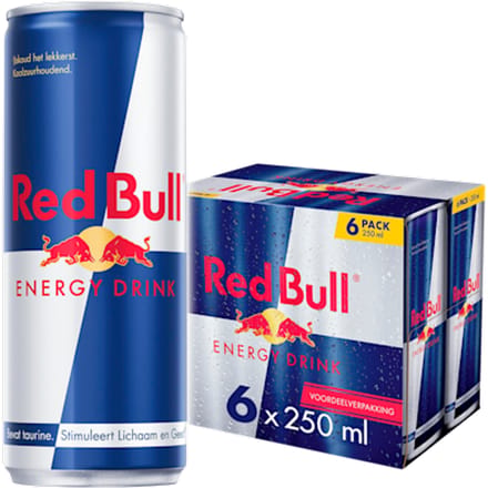 Red Bull Energy Drink - 6 x 250 ml