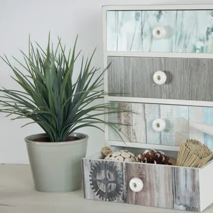 Transform Zelfklevende Decoratiefolie - Beachwood Grijs/blauw - 67,5 X 200 Cm