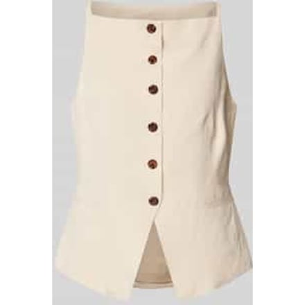 Gilet met vierkante hals