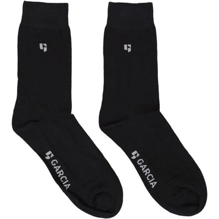 GARCIA Heren Effen Sokken Zwart 4-pack