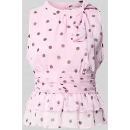 Blouse met opstaande kraag model 'Ansol'