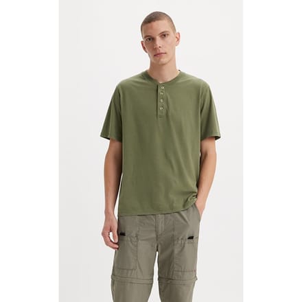 Levi's Ss Basic T-shirt Green Maat: S | Basic T-Shirts Outlet | Heren | Groen