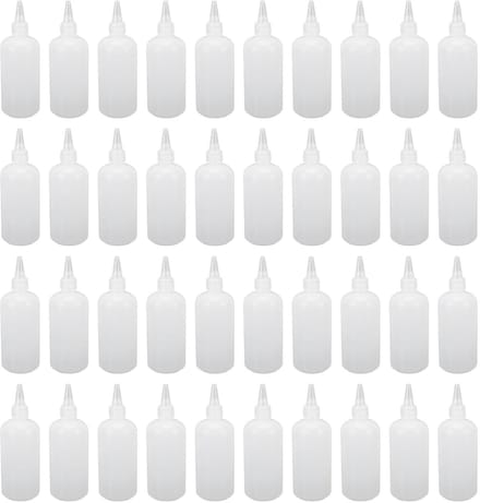 Dailygoods- Squeeze Fles 200Ml - 40 Stuks - Multifunctioneel