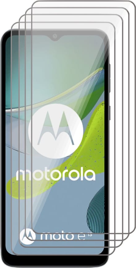Screenprotector geschikt voor Motorola Moto E13 - 4x Glas Screen Protector