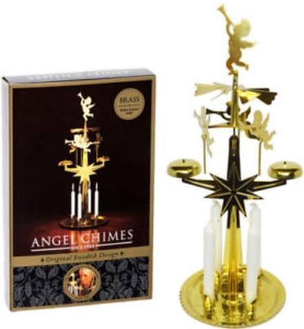 Angelchime Kerstmolen - Goud