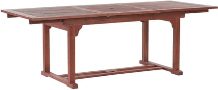 TOSCANA - Tuintafel - Donkerbruin - 90x160/220 cm - Acaciahout