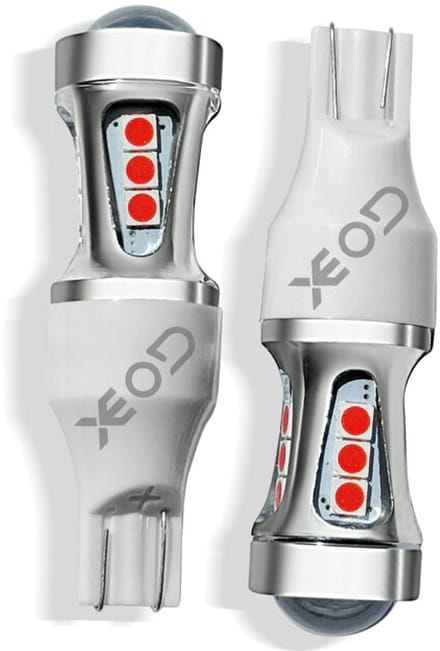 XEOD Lampen set – T15 LED PRO Line – W16W - Rood licht canbus – Achterlicht - 2 stuks