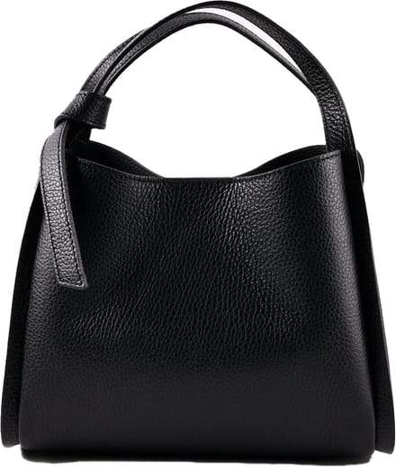 Giuliano lederen handtas Aliza - Dames - Made in Italy - Zwart