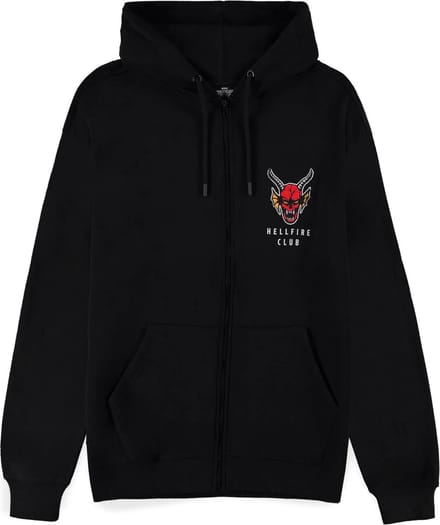Stranger Things - Hellfire Club Member Vest met capuchon - M - Zwart