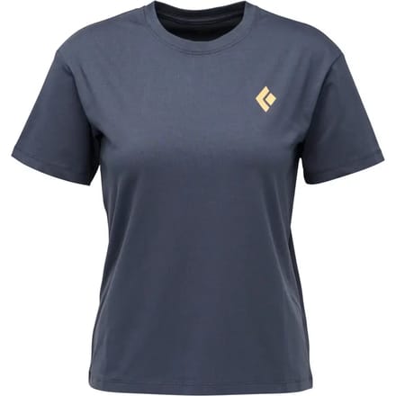 Dames-T-shirt Black Diamond Heritage Bafge SS