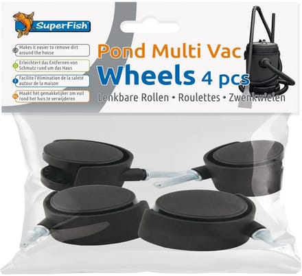 SuperFish Pond Multi Vac Wielen 4 stuks
