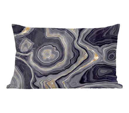 Sierkussens - Kussentjes Woonkamer - 60x40 cm - Edelstenen - Geode steen - Agaat