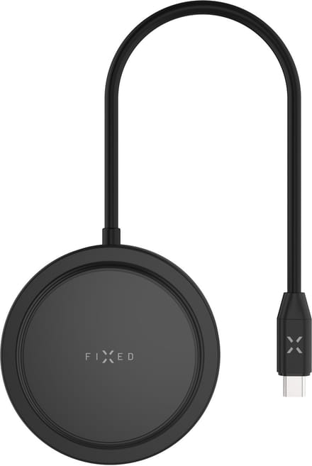 FIXED MagHUB 7-in-1 USB-C Hub met MagSafe Draadloze Oplader – 4K HDMI – 100W PD – SD/microSD – Space Gray