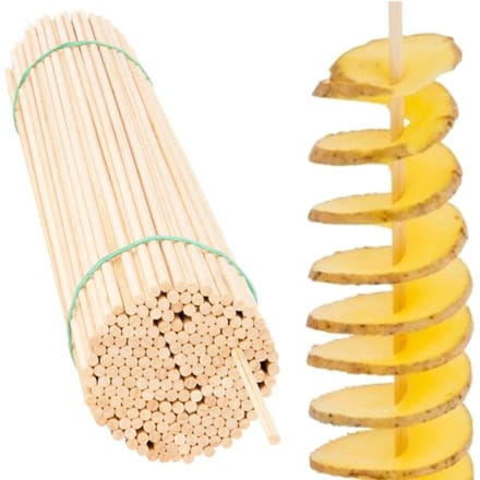 GSG24 - Houten Fryt Stokjes - 45cm - 4mm - 100 Stuks
