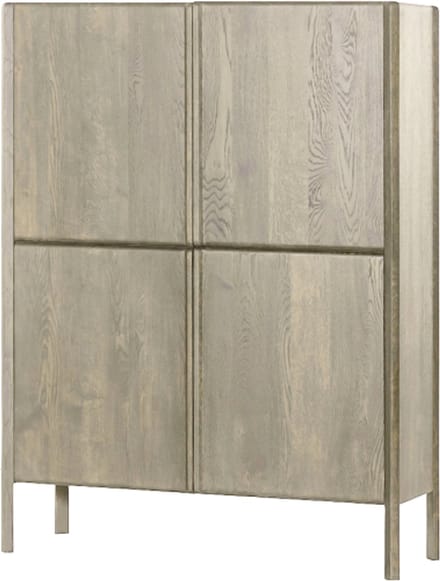 Tower Living Amalfi Opbergkast eiken white wash 120x160 cm