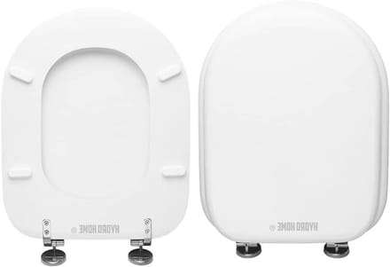 Toiletbril - WC-bril - Badkamer Vernieuwen - Gecoat met Hars - U-vorm - Wit