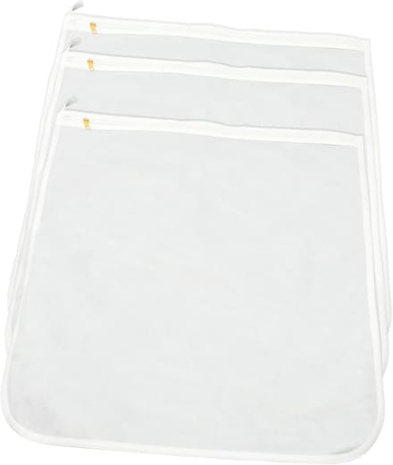 Waszakken Set - Mesh Zakken - Kleding Beschermen - Duurzaam Polyester - 3 Stuks - Wit