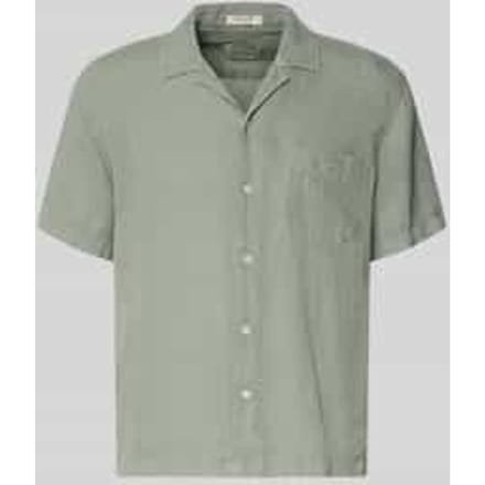 Gant Bermuda Linnen Solid Color Drawstring Avond Blauw / male