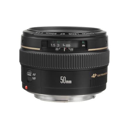 Canon EF 50mm F/1.4 USM Prime Lens zwart