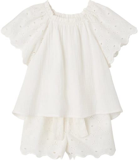 Vertbaudet 2-delige set met short voor meisjes Ella Happy Time