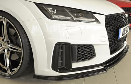 RIEGER - PERFORMANCE FRONT SPLITTER LIP - AUDI TT / TTS 8J EX FACELIFT - GLOSS BLACK