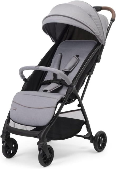 Lichtgewicht buggy - Compacte kinderwagen - Stadse uitstapjes - Automatische sluiting - Tot 22 kg - Grijs