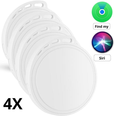 GPS Tracker 4 stuks – Bluetooth Tracker & Sleutelvinder – Keyfinder - Werkt met Find My - WiseQ