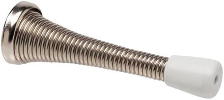 Bulk Hardware BH05203 Sprung Deur Stop Nikkel Afwerking, Set van 2 Stuks
