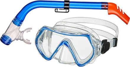 BECO snorkelset Ancona - voor kinderen 4+ - blauw