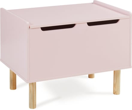 Speelgoedkist Virer 60x40x45 cm cm roze [en.casa]