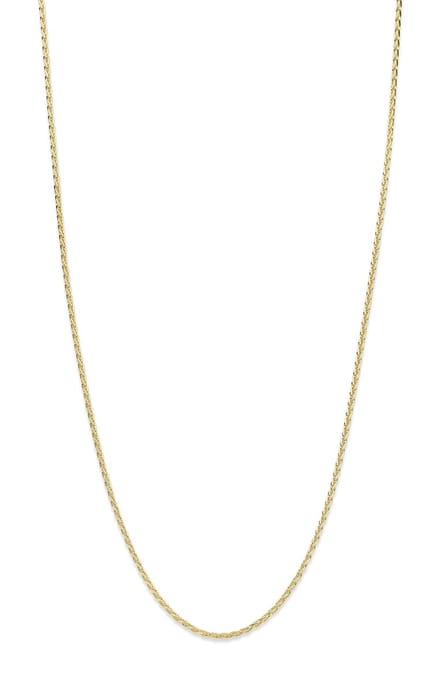 Mori Gold Filté 1,5mm breed collier, Spiga schakel, goud gevuld 1/20