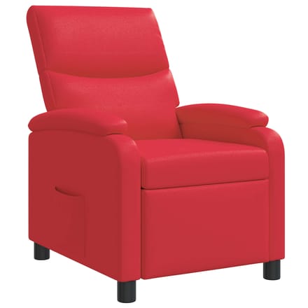 vidaXL - Recliner - Rood - Kunstleer