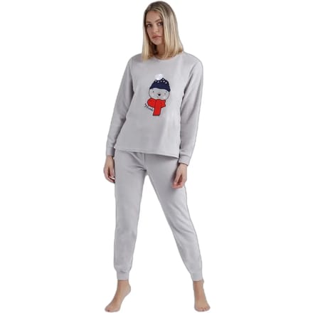 Dames pyjama met lange mouwen Admas Morning Mouse