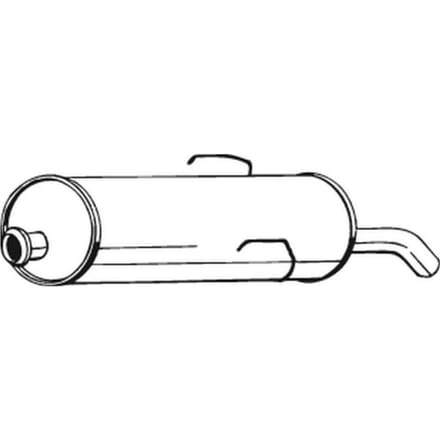 Geluiddemper achter BOSAL 190-805