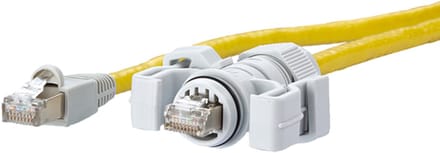 METZ CONNECT E-DAT industriële patchkabel V6, IP67 - RJ45 , 20 m
