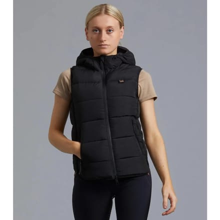Donsvest zonder mouwen met capuchon dames Premier Equine Pavoni