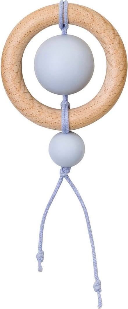 Saro- Bijtring - Nature Toy "Galaxia" - ijsblauw