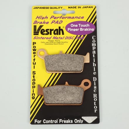 Plaquette de frein Vesrah pour Scooter Kymco 250 Super 9 2000 à 2003 AV Neuf